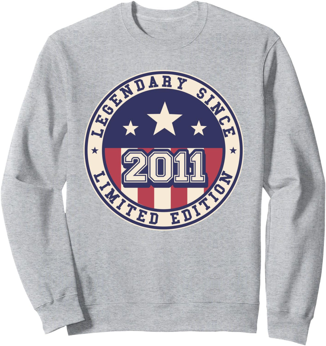 Legendary Since 2011 11. Geburtstag Sweatshirt