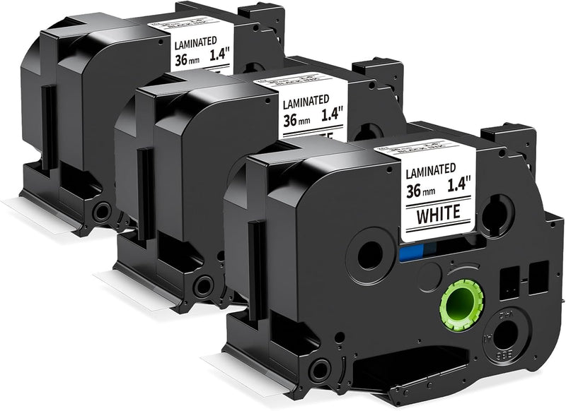 Upwinning Tze-261 Tze261 36mm Kompatile mit Brother P touch bänder 36mm, Ersatz für Tze 36mm für Bro