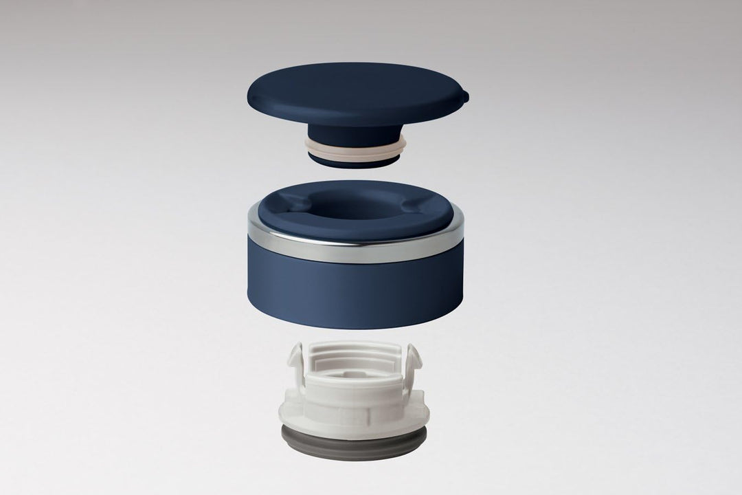 Zojirushi Reisebecher aus Edelstahl mit Teeblattfilter, 325 ml, Dunkelblau Tiefes Blau 325 ml, Tiefe