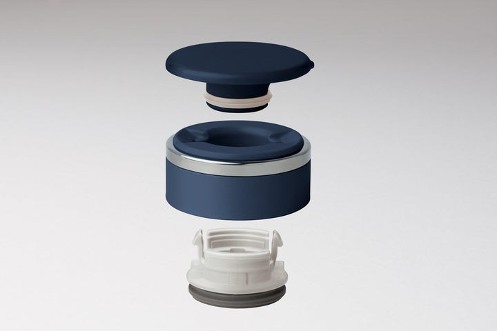 Zojirushi Reisebecher aus Edelstahl mit Teeblattfilter, 325 ml, Dunkelblau Tiefes Blau 325 ml, Tiefe