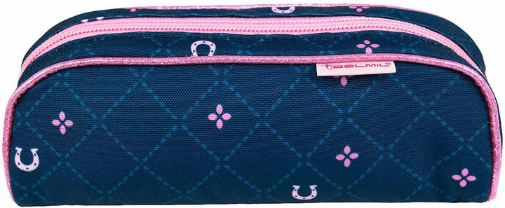 Belmil Compact Schulranzen Set 5 teilig mit extra Schlüsselanhänger oder extra Brustgurt (405-41AGS