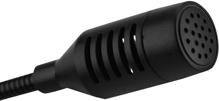 Diyeeni Flexibel Dekstop Mikrofon, Standmikrofon 3,5mm PC-Tischmikrofon Plug & Play Mikrofon für Bür