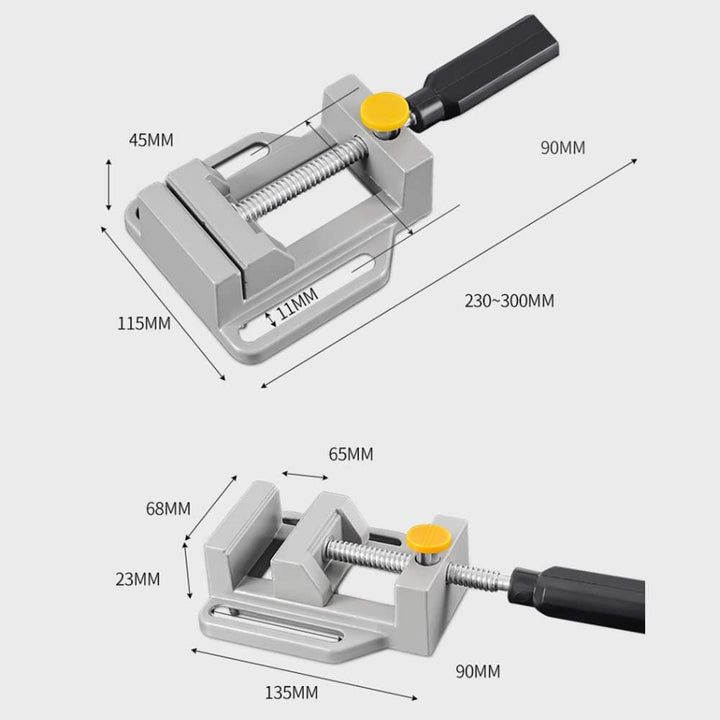Mini Flat Clamp Tisch Aluminiumlegierung Schnellspanner Kiefer Bank Vice DIY Gravur Carving Tool