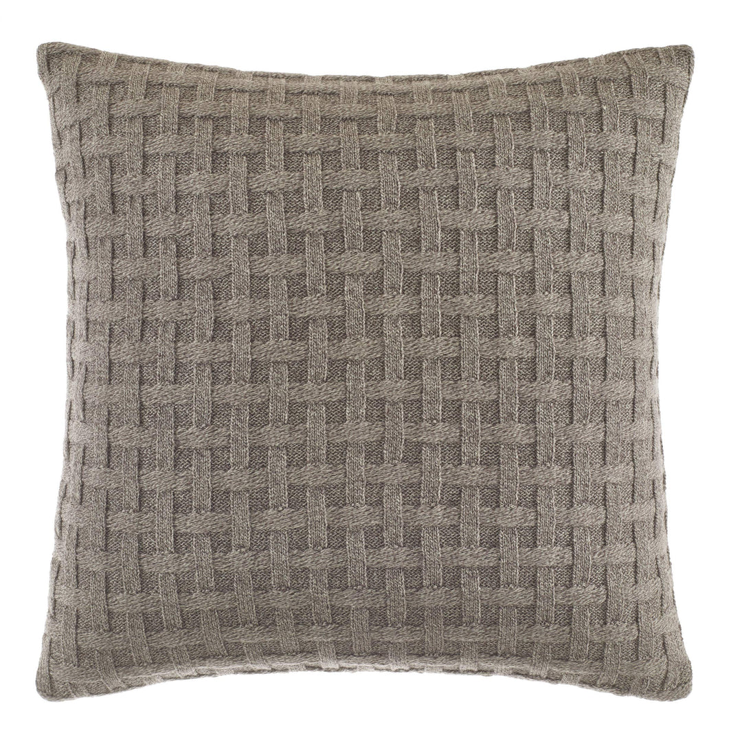 Nautica Saybrook Throw Pillow, 16x16, Mocha 16x16 Pillow, 16x16 Pillow