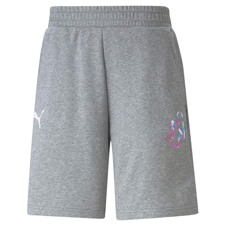 PUMA Herren Shorts Neymar Jr Creativity Logo Shorts S Medium Gray Heather, S Medium Gray Heather