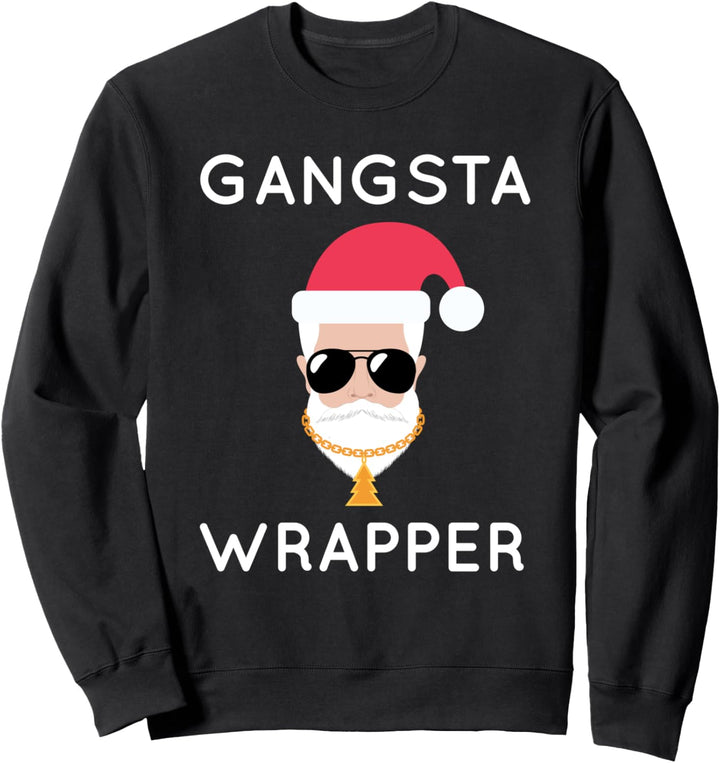 Gangsta Wrapper Santa Claus Sweatshirt