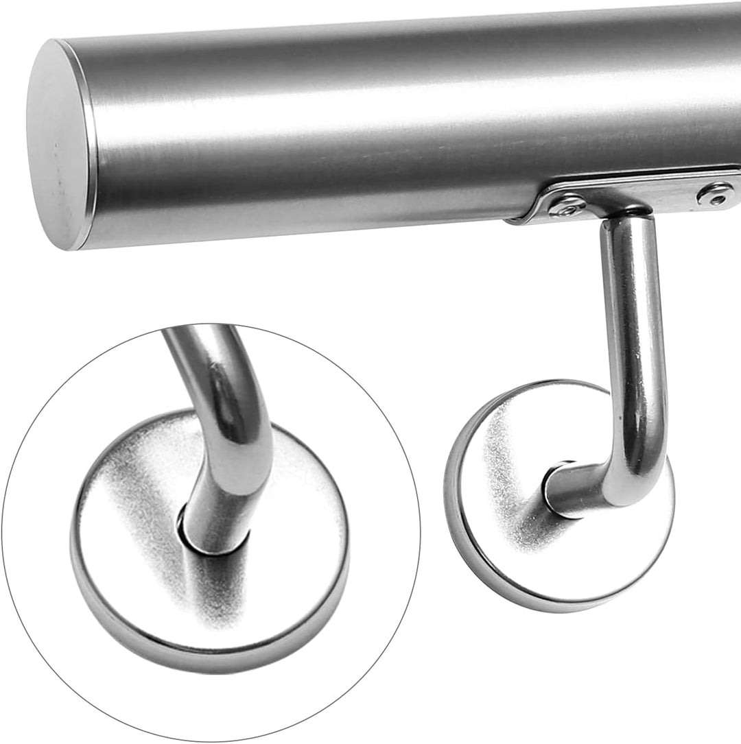 Geländer Treppengeländer Edelstahl Handlauf Wandhandlauf Wand Treppe für Innen & Aussen inkl. Wandha