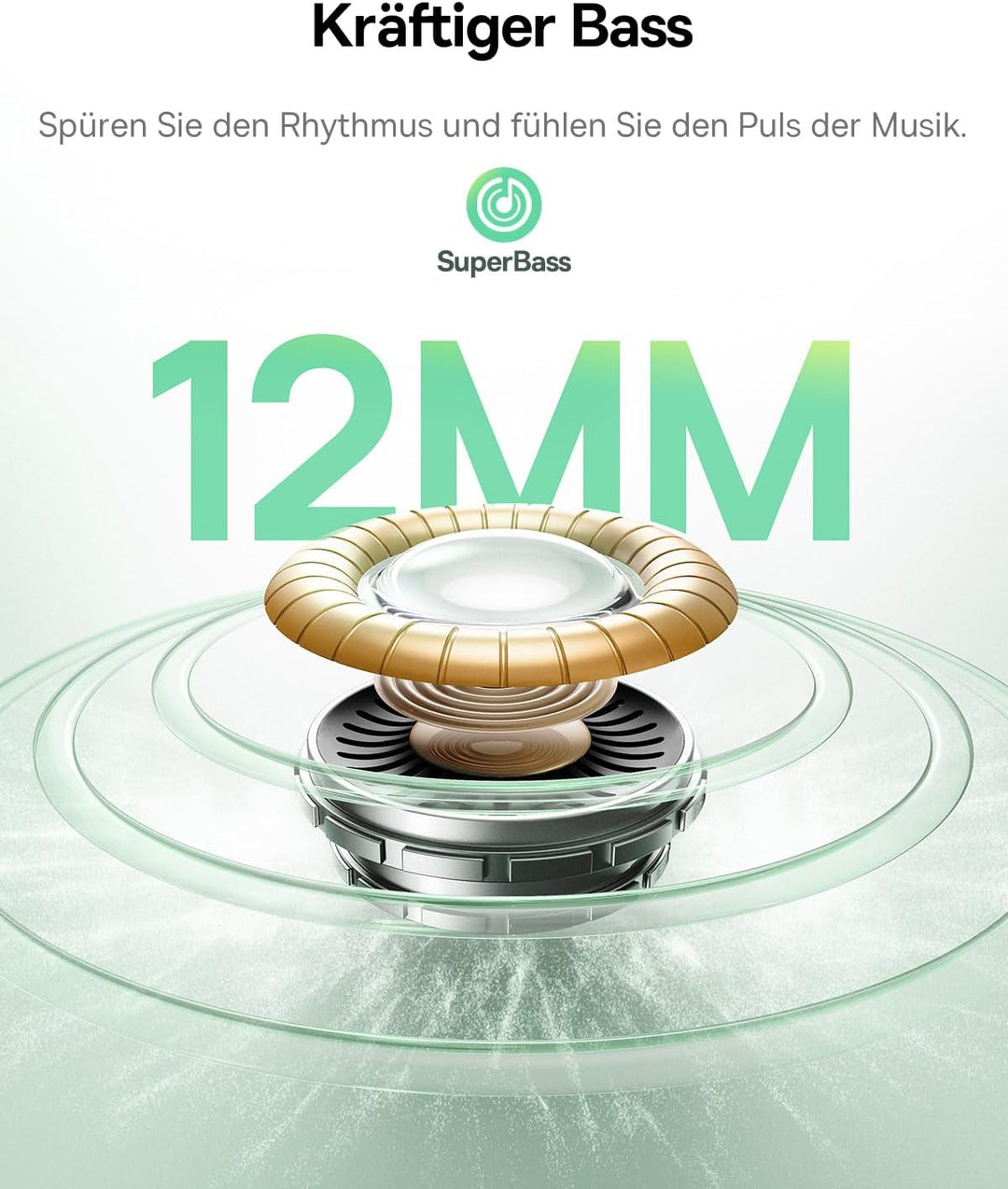 Baseus EP10 NC In Ear Kopfhörer Bluetooth Noise Cancelling, Bluetooth Kopfhörer mit -43 dB ANC, Adap