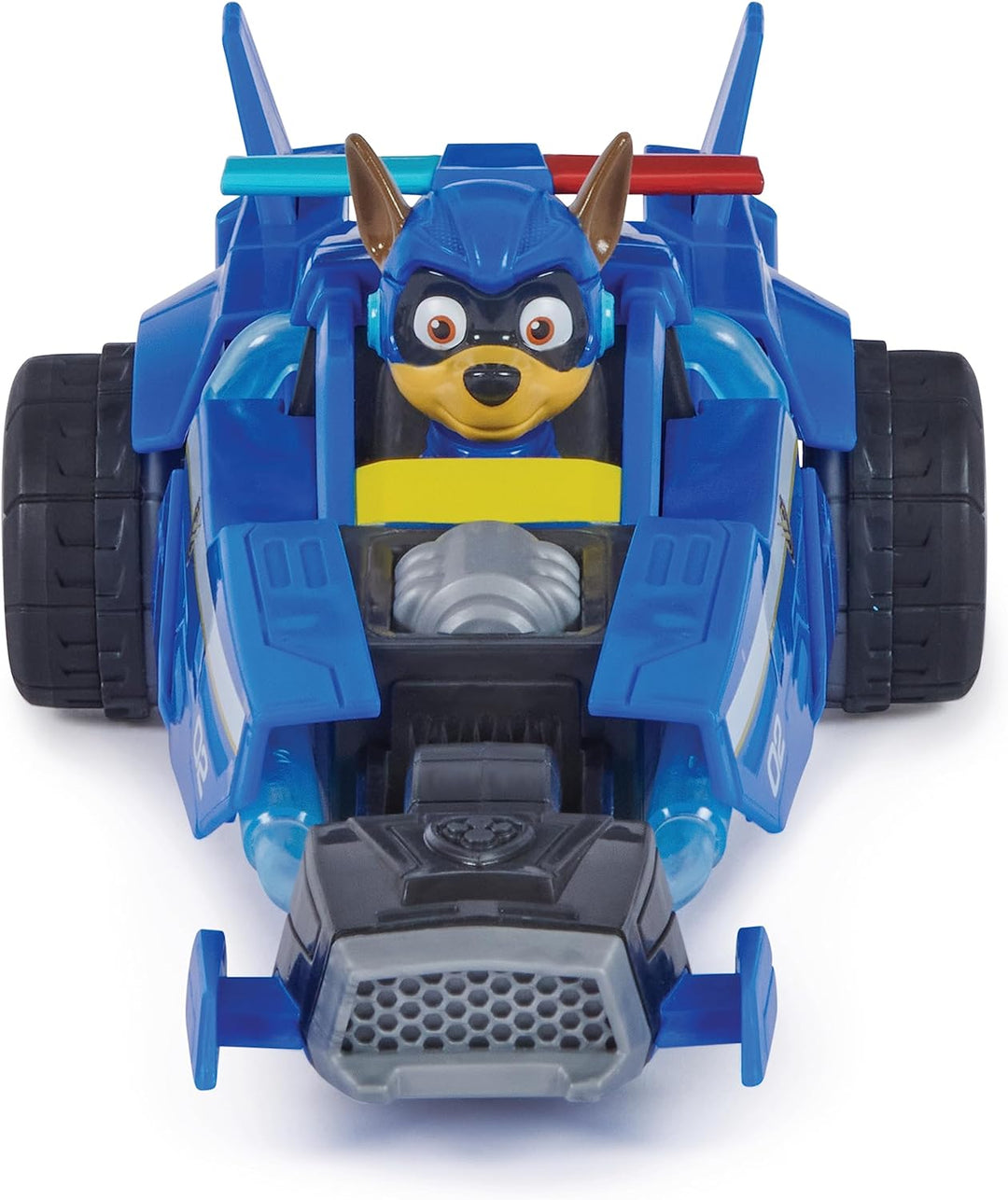 Paw Patrol: Der Mighty Kinofilm, RC Polizeiauto mit Chase im Fahrersitz, ferngesteuert, geeignet für