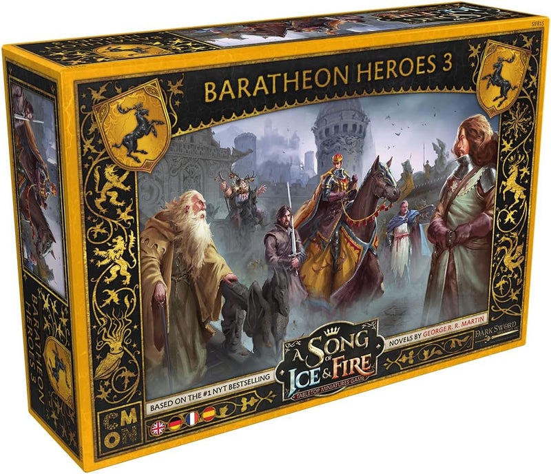 CMON | A Song of Ice & Fire – Helden von Haus Baratheon III | Erweiterung | Tabletop | 2 Spieler | A