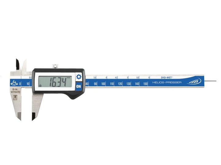 Helios Preisser Taschenmessschieber DIGI-MET (IP67, Messbereich 0 – 150 mm) 1326416