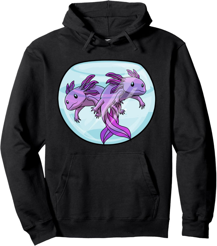 Axolotl Salamander Lurch Molch Amphibie - Süsses Axolotl Pullover Hoodie