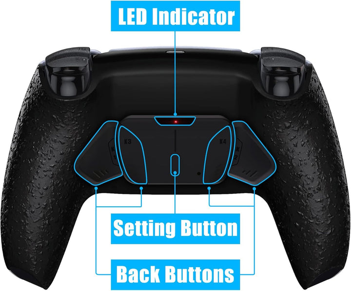 eXtremeRate Programmierbar RISE4 Remap Kit für ps5 Controller BDM-030/040,Remap Board&Rückplate Gehä