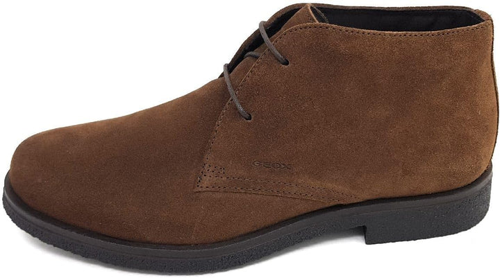 Geox UOMO CLAUDIO A Herren Derby Schnürhalbschuhe 41 EU Browncotto, 41 EU Browncotto