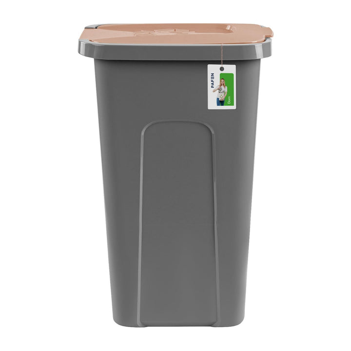 PAFEN Grosser Mülleimer 30l mit Deckel – 4er Set Abfallbehälter 550 x 275 x 370mm - Abfalleimer für