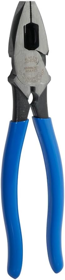 Klein Tools D213–9 ne-cr 9 Zoll Hohe Hebelwirkung Seite Schneiden und Stecker Crimpen Zange, D2000-9