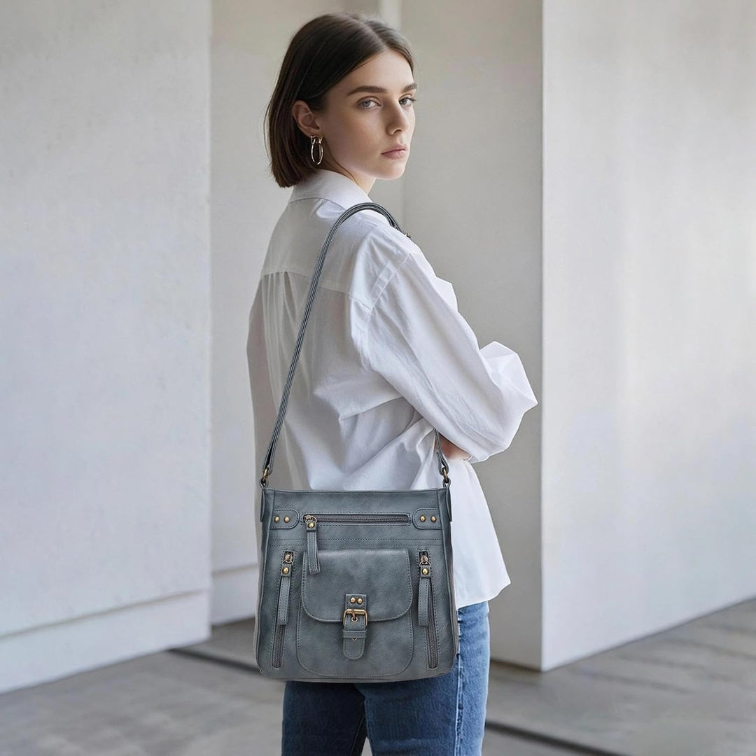 KL928 Tasche Damen Umhängetasche kleine Handtaschen Schultertasche Damentasche Damenhandtasche mitte