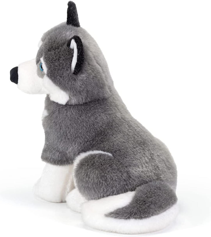 trudi 22273 Klassik Plüschhund Husky Marcus ca. 34 cm, Grösse L, hochwertiges Stofftier mit weichen
