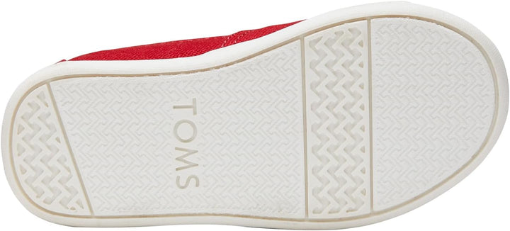 TOMS Unisex Kinder Alpargata Flache Slipper 26 EU Rot, 26 EU Rot