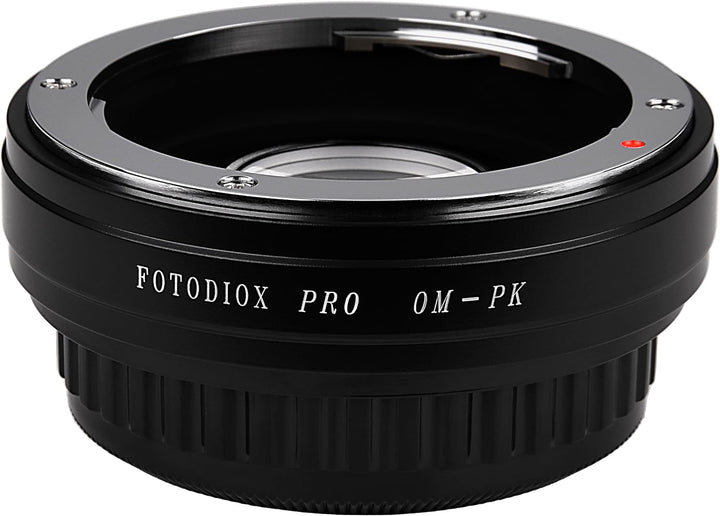 Fotodiox Pro Lens Mount Adapter Compatible with Olympus OM 35mm Film Lenses on Pentax K-Mount Camera