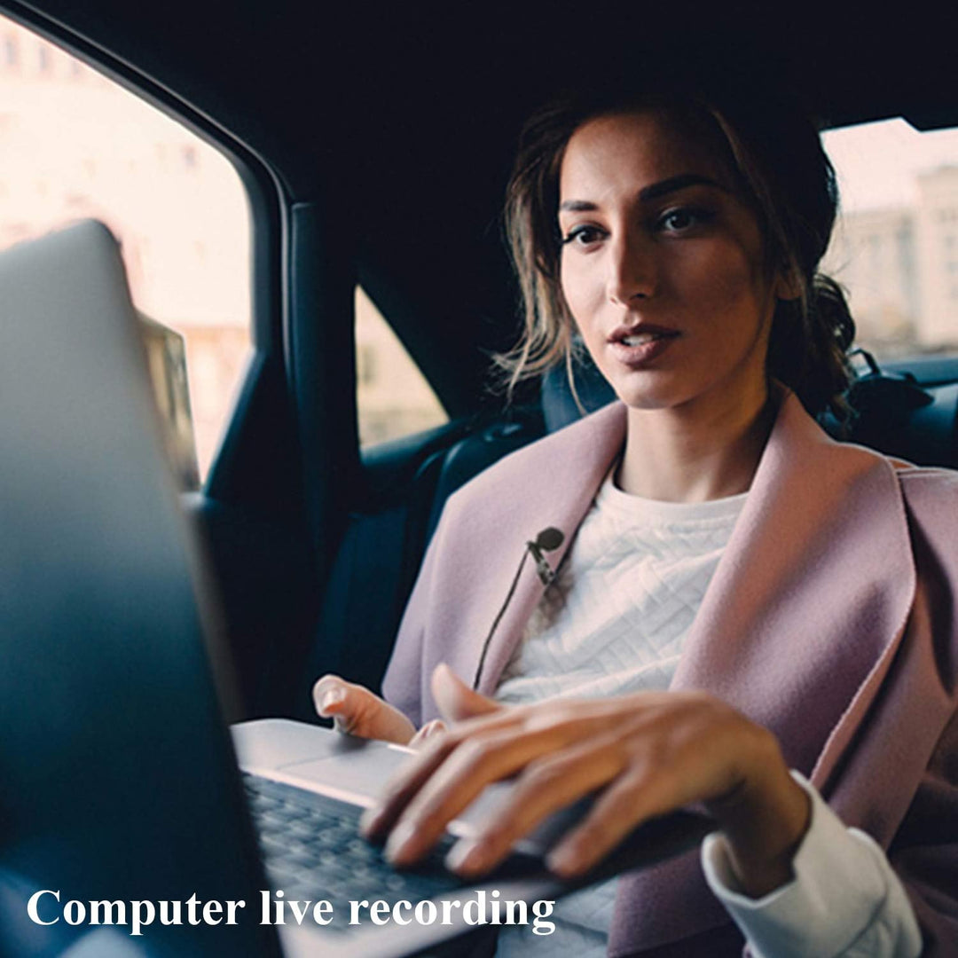 Saramonic Lavalier-Mikrofon mit USB-A-Anschluss für Computer mit 6,56 Zoll (2 m) Kabel (SR-ULM10)