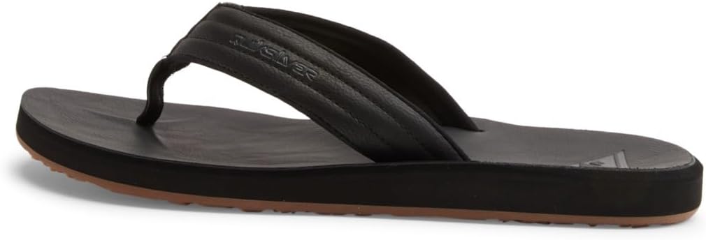 Quiksilver CARVER NUBUCK M SNDL TKD0 Herren Sandalen 39 EU Schwarz Solid Black Sbkm, 39 EU Schwarz S