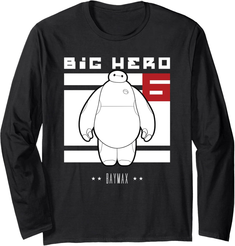 Disney Big Hero 6 Baymax Block Langarmshirt