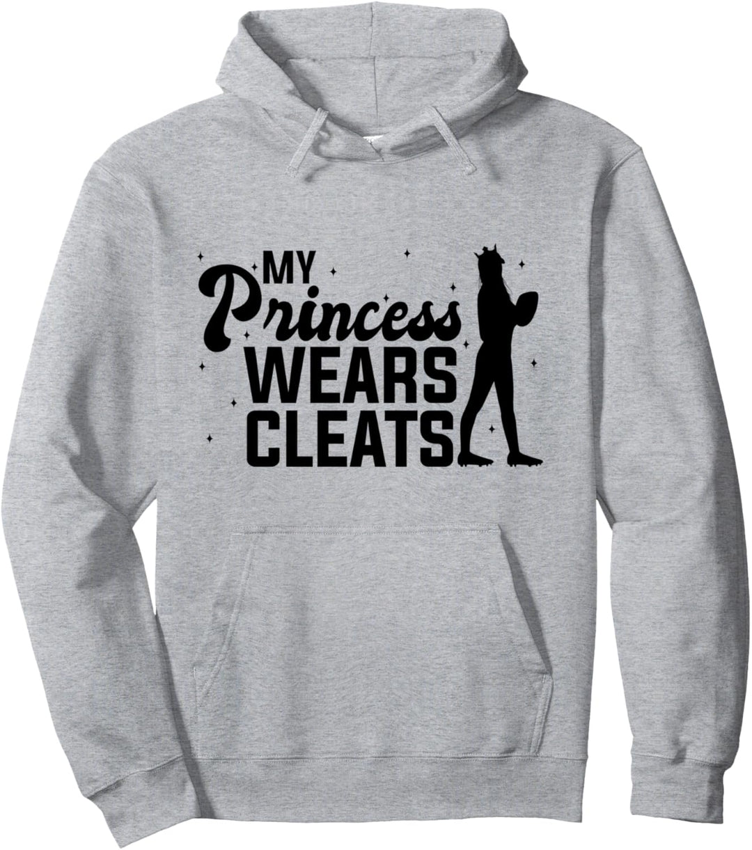 Lustige Prinzessin Softball Mädchen Pullover Hoodie