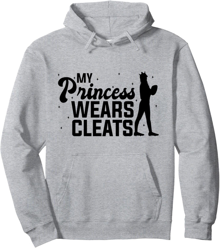 Lustige Prinzessin Softball Mädchen Pullover Hoodie