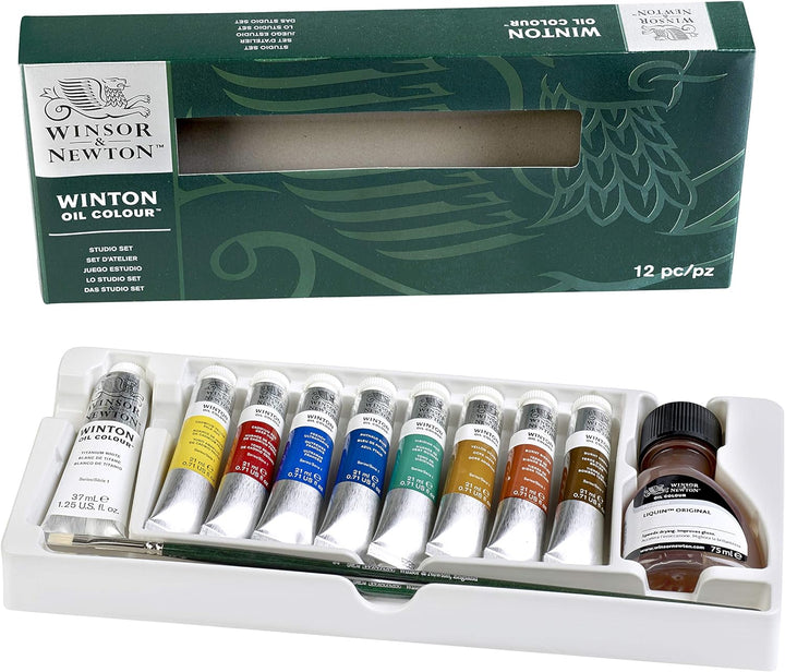 Winsor & Newton 1490691 Winton Ölfarben Set, hohe Pigmentkonzentration, gute Deckkraft und Tönungsst