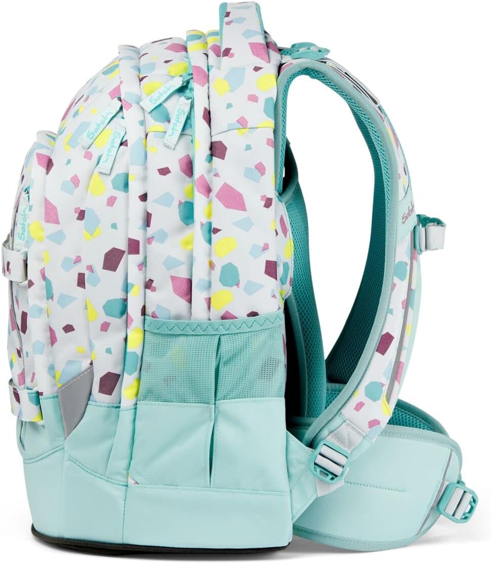 satch Pack Schulrucksack Set 2tlg. inkl. Schlamperbox Dreamy Mosaic, Dreamy Mosaic