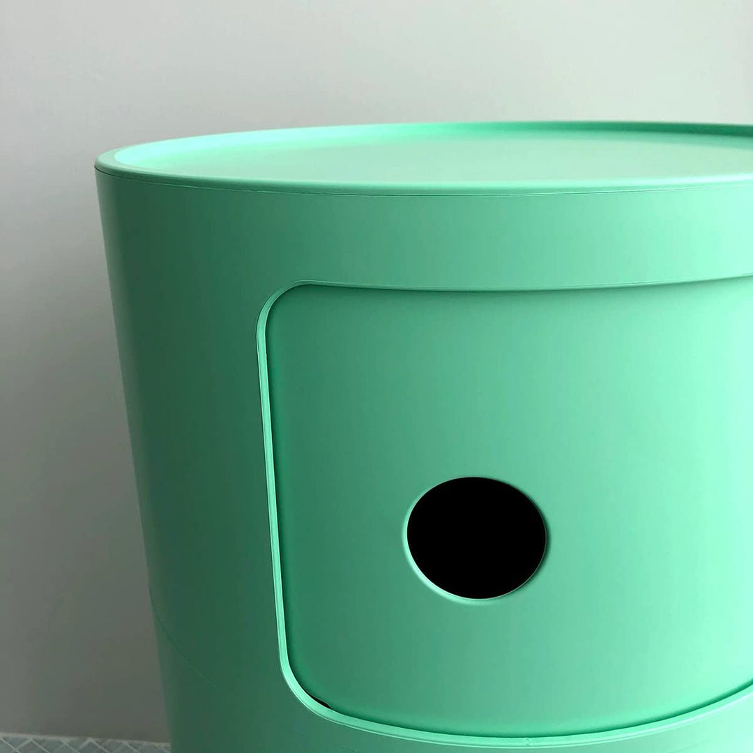 Kartell Componibili Bio, Container 3-fächer, Grün 3-fächer Bio Grün, 3-fächer Bio Grün