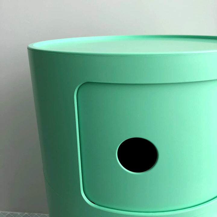 Kartell Componibili Bio, Container 3-fächer, Grün 3-fächer Bio Grün, 3-fächer Bio Grün
