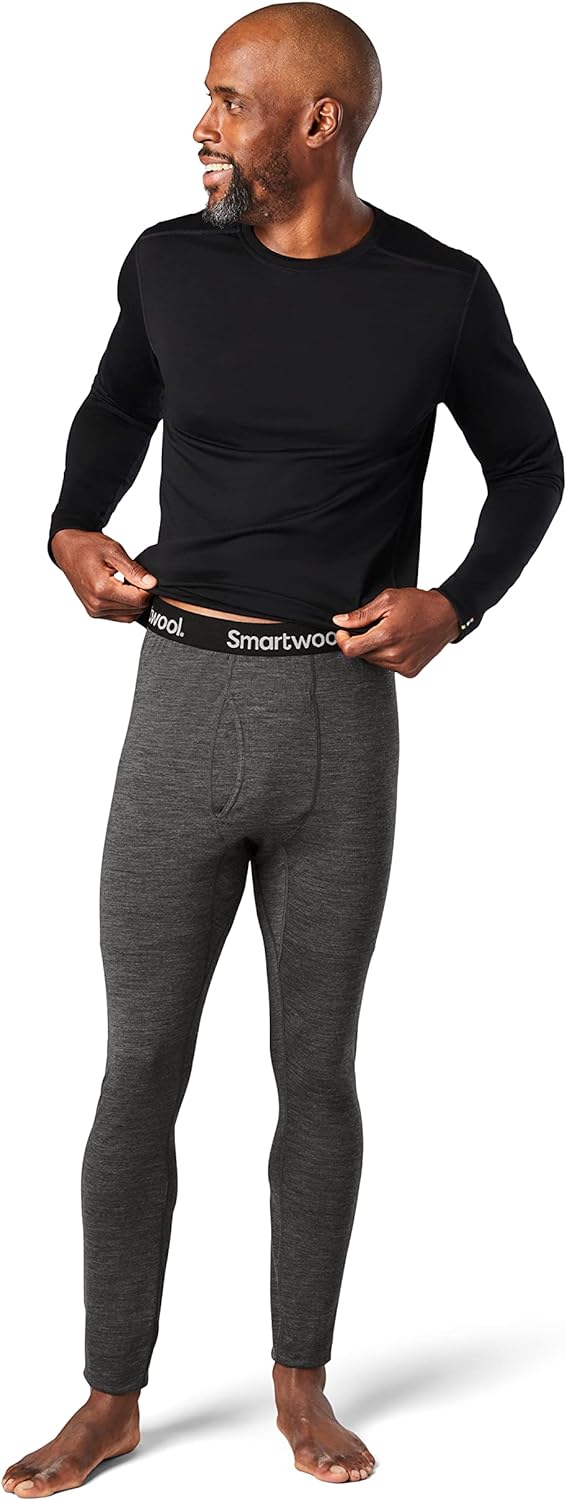 SmartWool Men's Men's Classic All-Season Merino Base Layer Bottom Base Layer Bottom M Iron Heather,