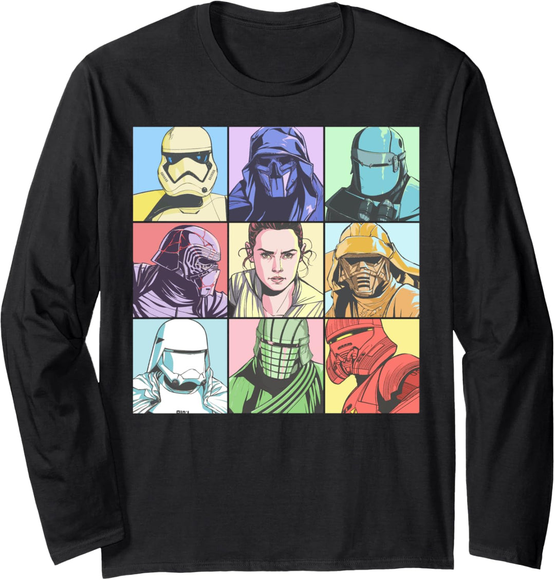Star Wars: The Rise Of Skywalker Rey Surrounded Langarmshirt