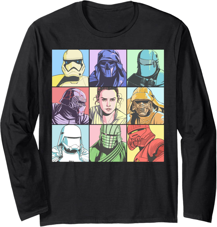 Star Wars: The Rise Of Skywalker Rey Surrounded Langarmshirt