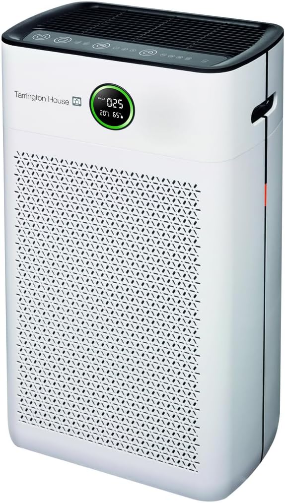 Tarrington House Luftreiniger AP4021, mit HEPA H14-Filter, Reinigungsleistung bis zu 338 m³/Std, wei