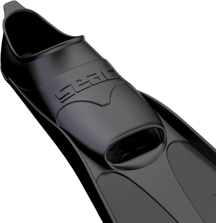 Seac Talent, Flossen zum Tauchen, Freitauchen und die Unterwasserjagd Schwarz 47/48, Schwarz 47/48