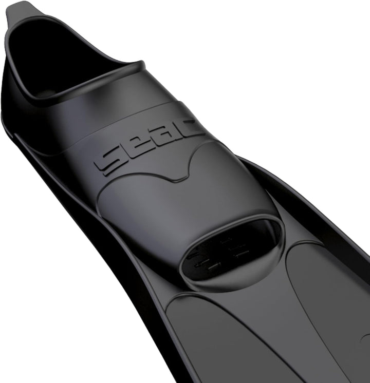 Seac Talent, Flossen zum Tauchen, Freitauchen und die Unterwasserjagd Schwarz 43/44, Schwarz 43/44