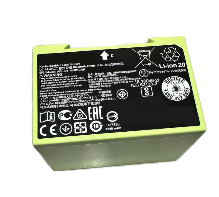 Centerpower 14.4V 1800mAh ABL-D1 Ersatz Akku Für Roomba i7 Roomba E5 e6 i3 i4 i6 i7 i7+ i8 7150 7550
