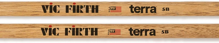 Vic Firth - American Classic® Terra Serie Trommelstöcke 5B - Amerikanisches Hickory – Holzspitze - 4