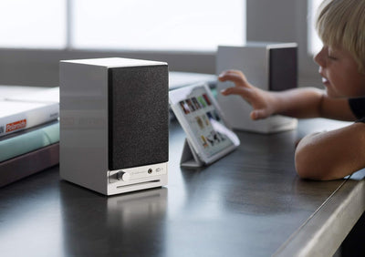 Audioengine HD3 Wireless Speakers mit Bluetooth - 60W Verkabelt Computer-Lautsprecher für Desktop-Mo