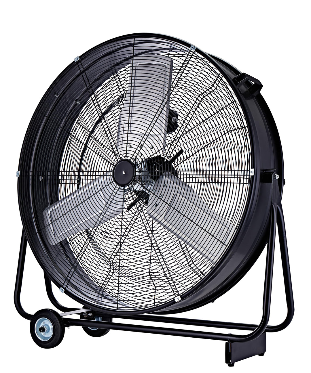 Be Cool Industrie-Windmaschine 75cm BCIWM75CM – Fahrbarer Trommelventilator, Ø 75 cm (30"), 300 Watt