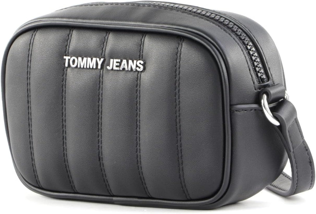 Tommy Hilfiger TJW Femme PU Crossover Quilt Black