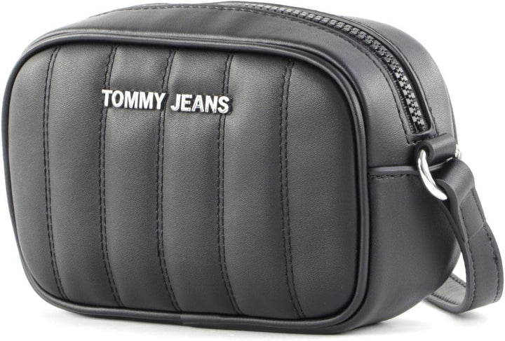 Tommy Hilfiger TJW Femme PU Crossover Quilt Black
