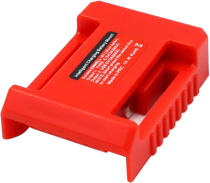 Namvo 2 STK. USB-Akkuadapter für Einhell 18 V Power X-Change Akkusystem mit USB- und Typ-C-Schnellla