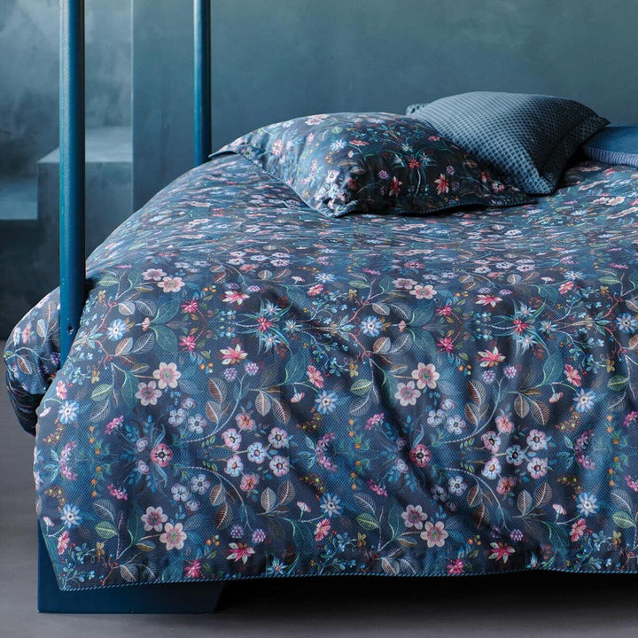 Pip Studio Perkal-Bettwäsche Mirrorama | dunkelblau - 200 x 200