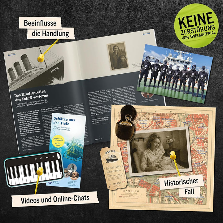 Hidden Games Tatort – Schatten der Zeit – realistisches Krimispiel – Krimi Game – Kriminalfall lösen