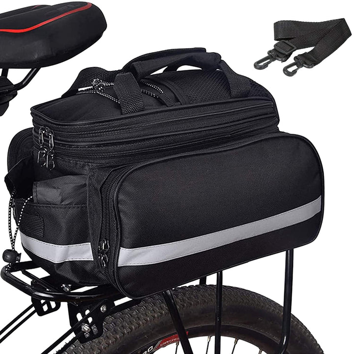Taeku Gepäckträgertasche, Multifunction Fahrradtasche 27L wasserdichte Fahrrad Seitentasche Gross Sa