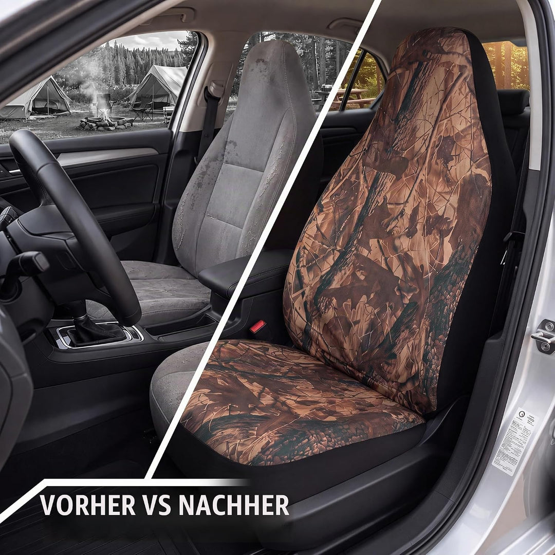 TOYOUN Autositzbezüge Vordersitze Wasserdichter Universal 600D Oxford-Gewebe Sitzbezüge Auto Vorders